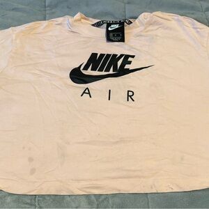 Nike Air Light Peach Tee with Black Logo